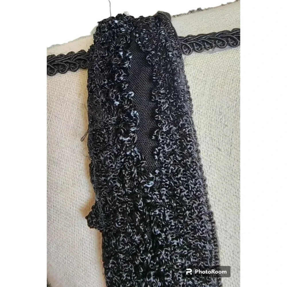 Exist Black Embroidered Boho Dress One Size Flowy Hippie - Picture 3 of 8